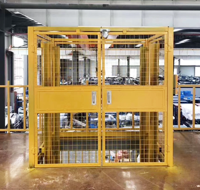 兰州智能导轨式升降机亮相